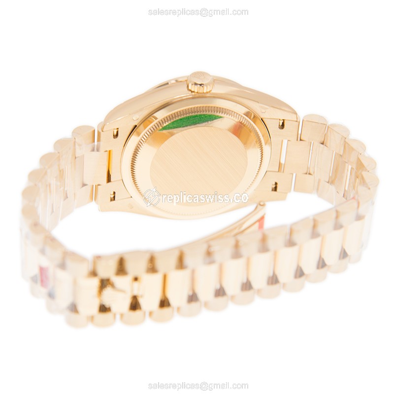 Rolex 128348RBR-0035 DAY-DATE Automatic 18kt Gold & Diamond