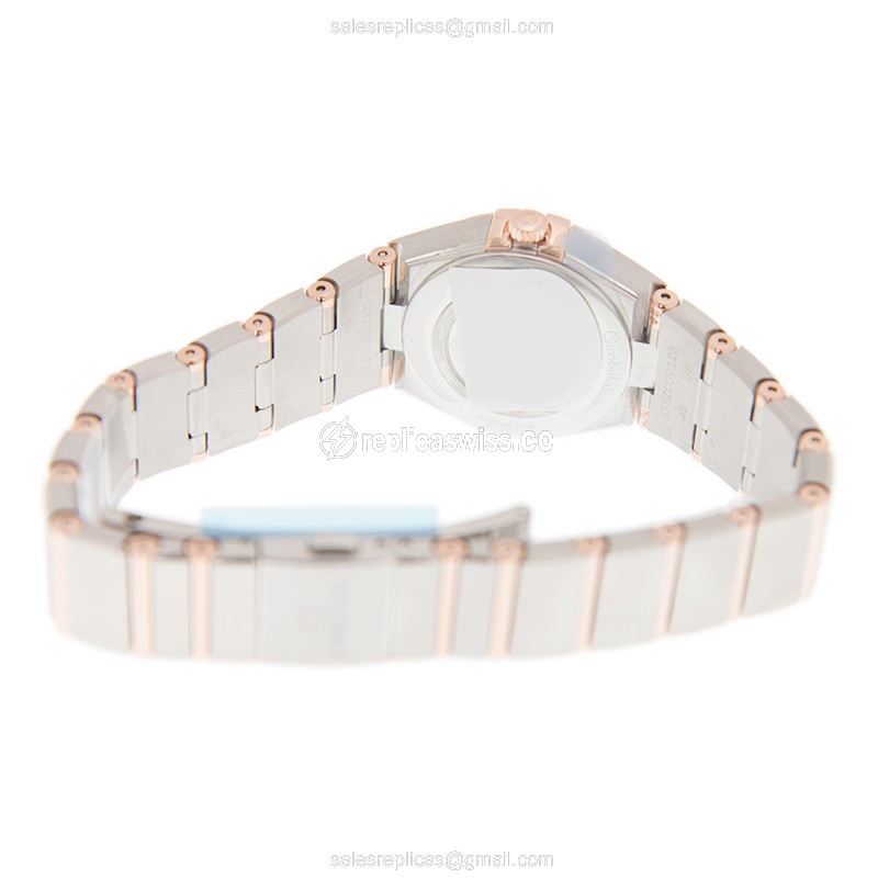 Omega 131.20.25.60.55.001 CONSTELLATION Quartz 18kt Rose Gold & Steel
