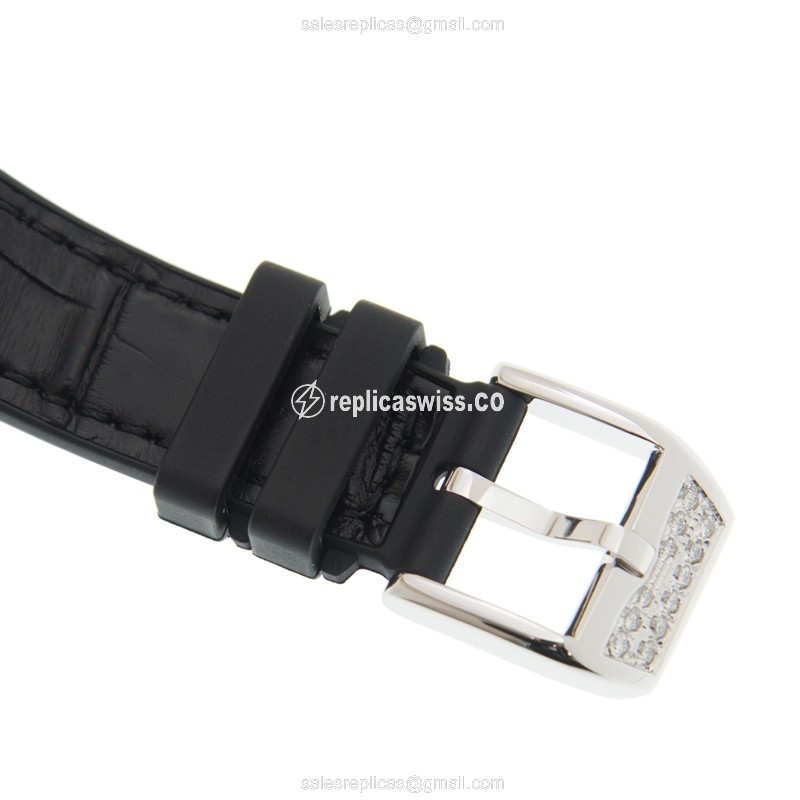 Franck Muller V 32 QZ D (AC.NR) VANGUARD Quartz Stainless Steel & Diamonds
