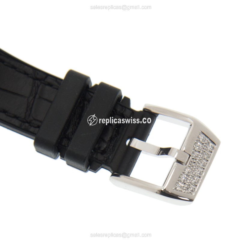 Franck Muller V 32 QZ D CD (AC.NR) VANGUARD Quartz Stainless Steel & Diamonds