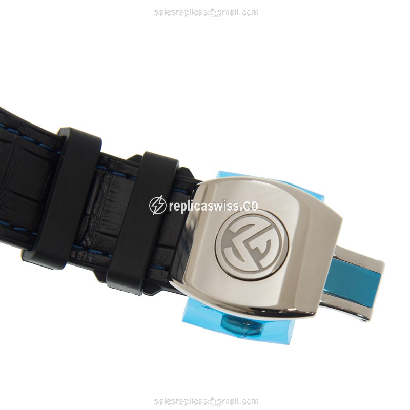 Franck Muller V 45 SC DT (AC.BU) VANGUARD Automatic Stainless Steel