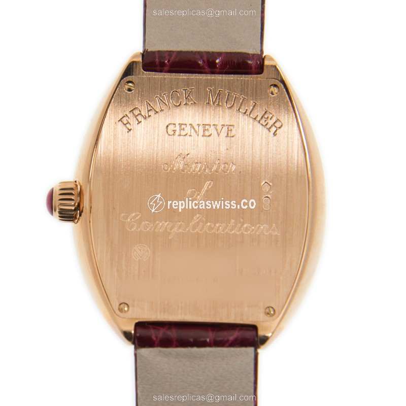 Franck Muller 5002 L QZ D C4 CD (5N) HEART Quartz 18kt Rose Gold