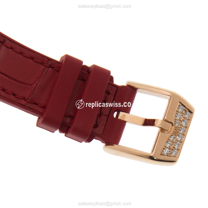 Franck Muller V 32 SC AT FO L D COL DRM (5N.RG) LADIES COLLECTION Automatic 18kt Rose Gold & Diamonds