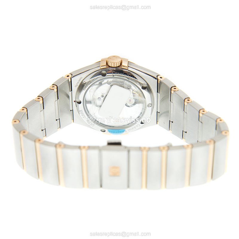Omega 123.20.35.20.02.005 CONSTELLATION Automatic 18kt Rose Gold & Steel