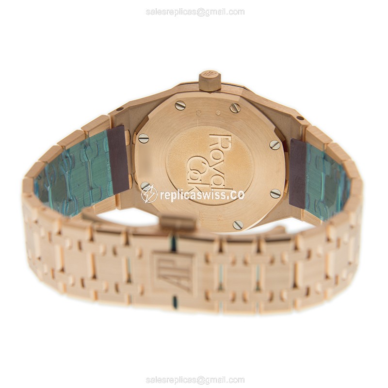Audemars Piguet 67651OR.ZZ.1261OR.02 Quartz 18kt Rose Gold & Diamonds