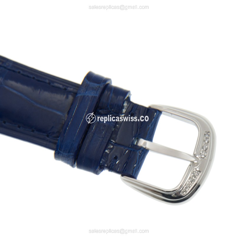 Franck Muller DM 42 D 1R CD (OG) - BLUE DOUBLE MYSTERY Automatic 18kt White Gold & Diamond