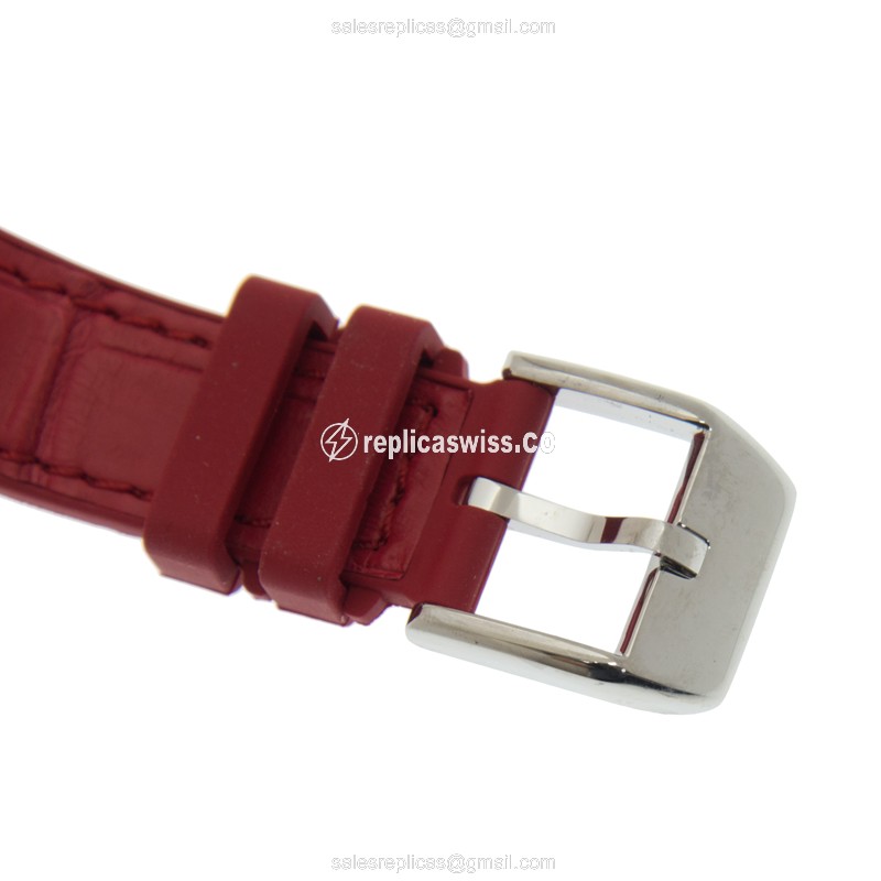 Franck Muller V 32 QZ (AC.RG) - WHITE VANGUARD Quartz Stainless Steel