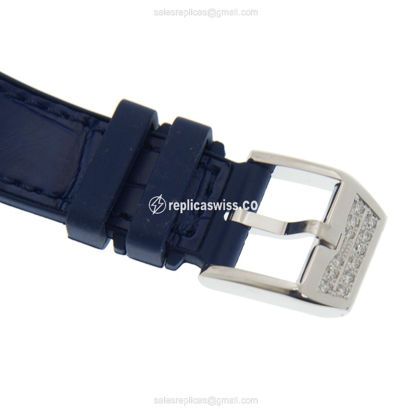 Franck Muller V 32 QZ D COL DRM (AC.BU) VANGUARD Quartz Stainless Steel & Diamonds