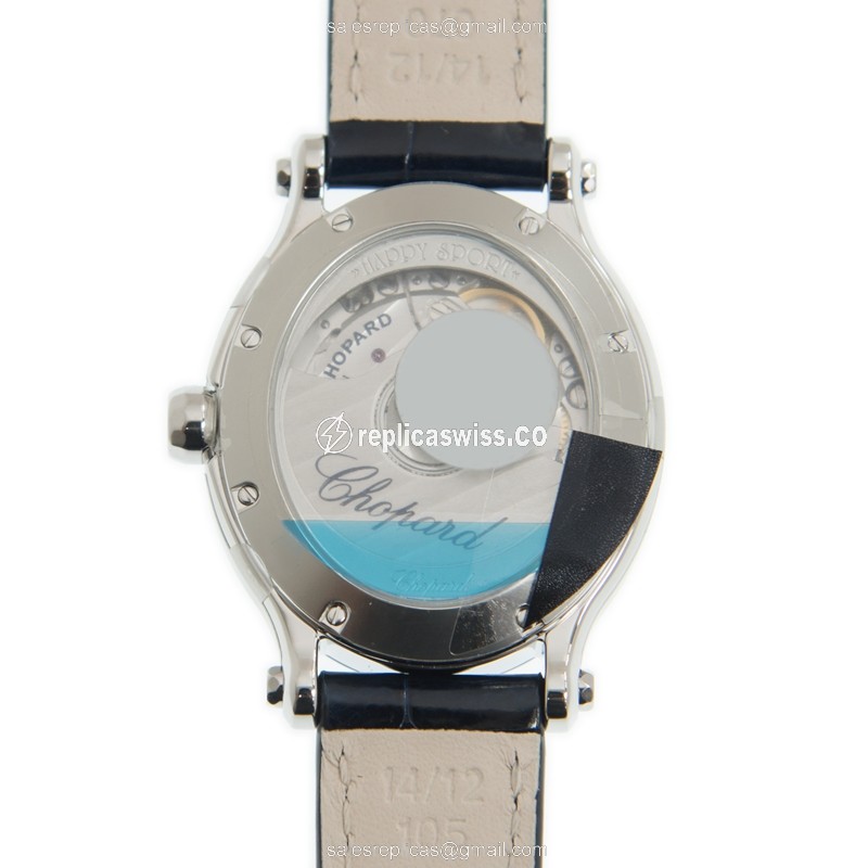 Chopard 278602-3003 HAPPY SPORT Automatic Stainless Steel & Diamonds