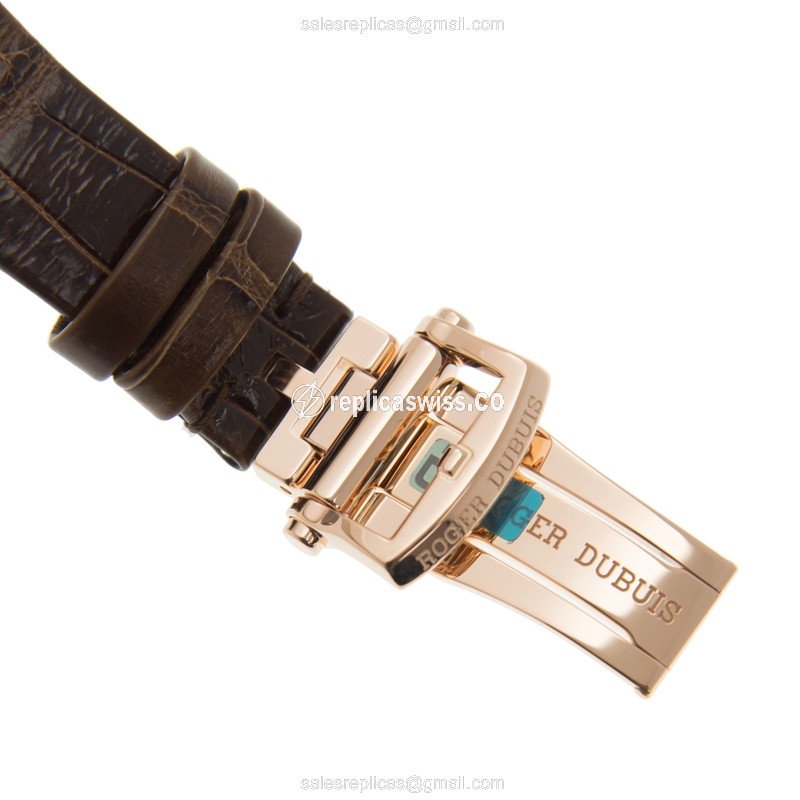 Roger Dubuis RDDBEX0493 EXCALIBUR Automatic 18kt Rose Gold & Diamonds