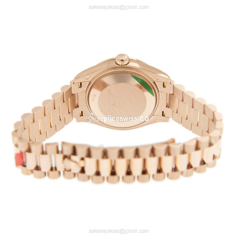Rolex 278285RBR-0025 DATEJUST Automatic 18kt Rose Gold & Diamonds