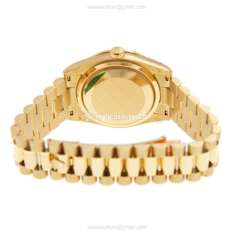Rolex 118348ABK_P DAY-DATE Automatic 18kt Gold & Diamond