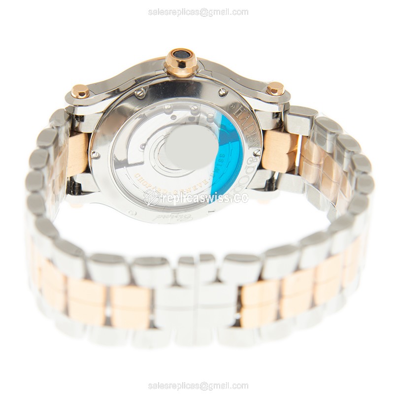 Chopard 278559-6002 HAPPY SPORT Automatic 18kt Rose Gold & Steel