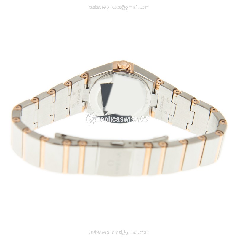 Omega 131.20.25.60.02.001 CONSTELLATION Quartz 18kt Rose Gold & Steel