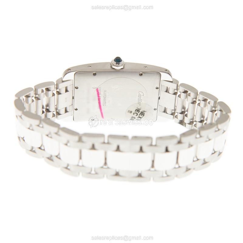 Cartier W26055L1 TANK Automatic 18kt White Gold