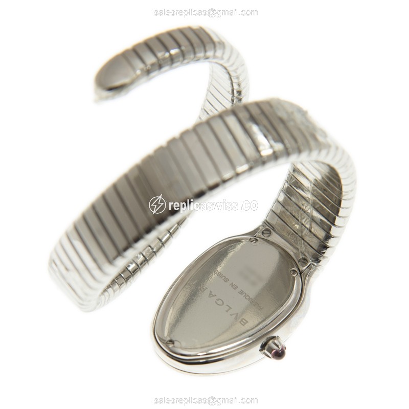 Bulgari SP35BD1SDS.1T SERPENTI Quartz Stainless Steel & Diamonds