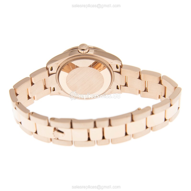 Rolex 278285RBR-0011 DATEJUST Automatic 18kt Rose Gold & Diamonds