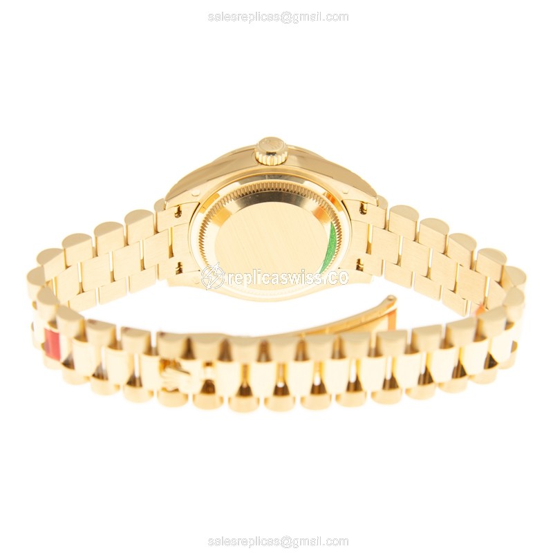 Rolex 279138RBR-0015 LADY DATEJUST Automatic 18kt Gold & Diamond