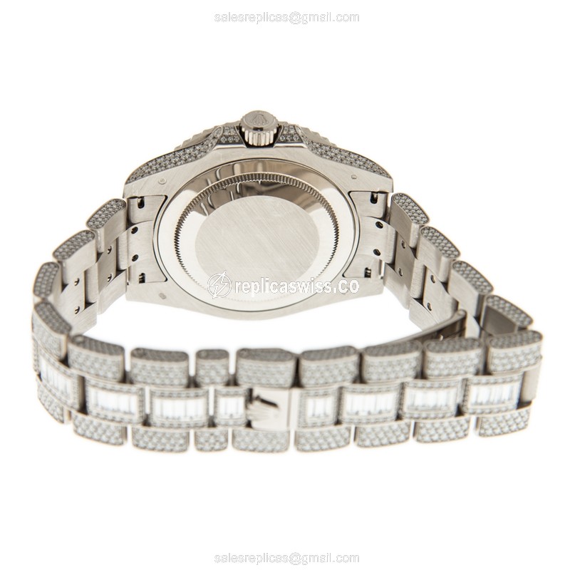Rolex 116769TBR GMT-MASTER II Automatic 18kt White Gold & Diamond