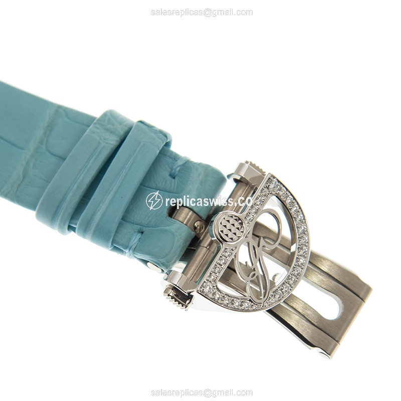 Breguet 8918BB/28/964/D00D REINE DE NAPLES Automatic 18kt White Gold & Diamond