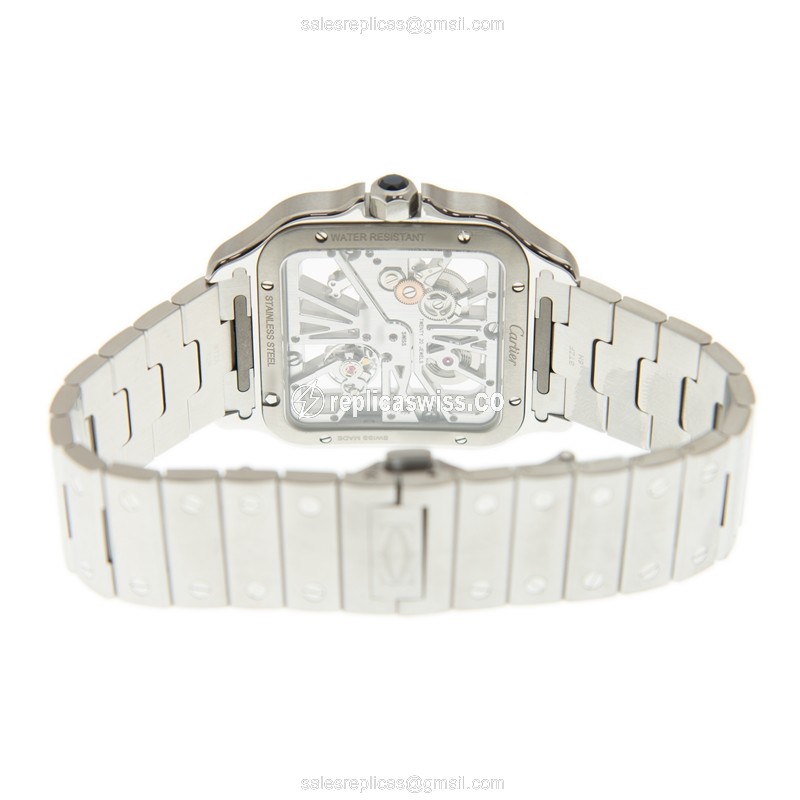 Cartier WHSA0007 SANTOS Manual Wind Stainless Steel