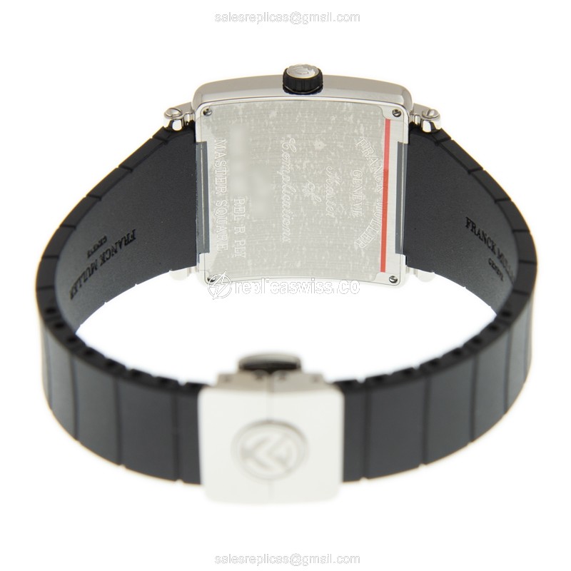 Franck Muller 6002 M QZ REL R PLY (AC)-BK MASTER SQUARE Quartz Stainless Steel