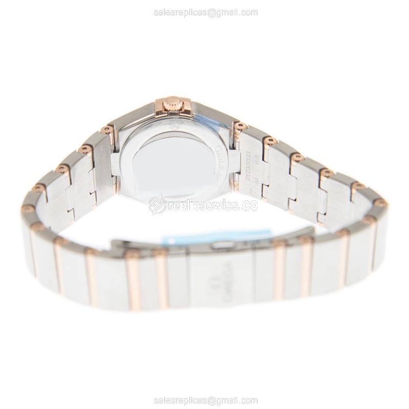 Omega 131.20.25.60.53.002 CONSTELLATION Quartz 18kt Rose Gold & Steel