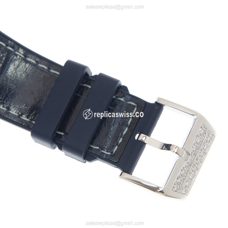 Franck Muller V 45 SC DT D YACHTING (AC.BL) VANGUARD Automatic Stainless Steel & Diamonds