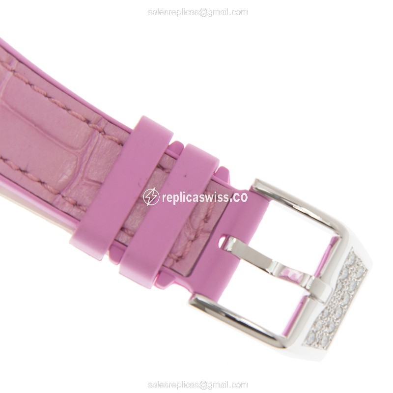 Franck Muller V 32 QZ D CD COL DRM (AC.RS) VANGUARD Quartz Stainless Steel & Diamonds