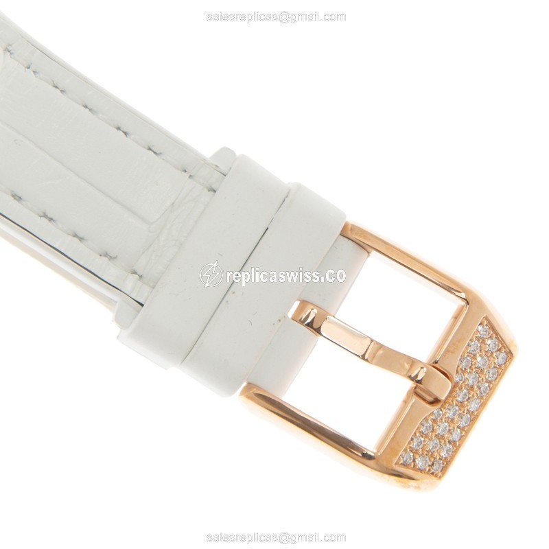Franck Muller V 35 QZ D CD COL DRM (5N.BC) VANGUARD Quartz 18kt Rose Gold & Diamonds