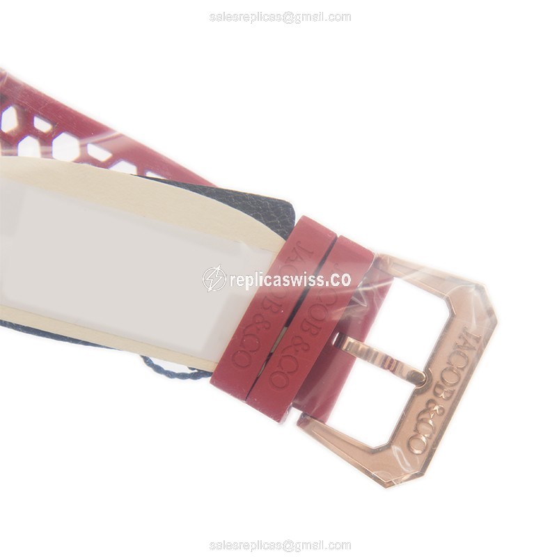 Jacob & Co EX100.43.LD.OP.ALD4A EPIC X Manual Wind 18kt Rose Gold