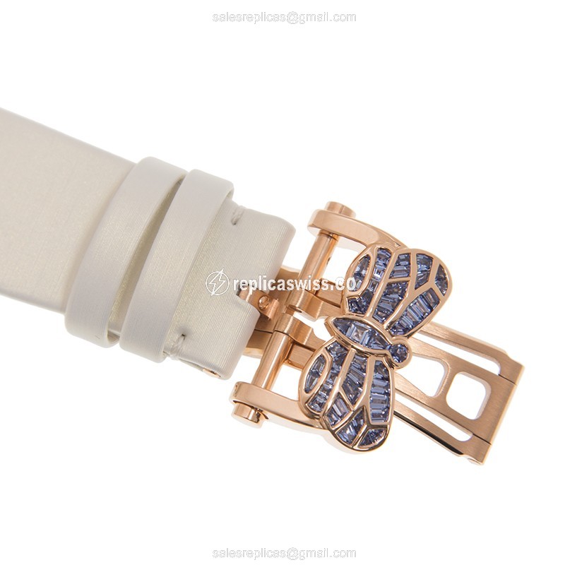 Jacob & Co AF321.40.BB.AB.ASB4A FLEURS DE JARDIN Manual Wind 18kt Rose Gold & Sapphire