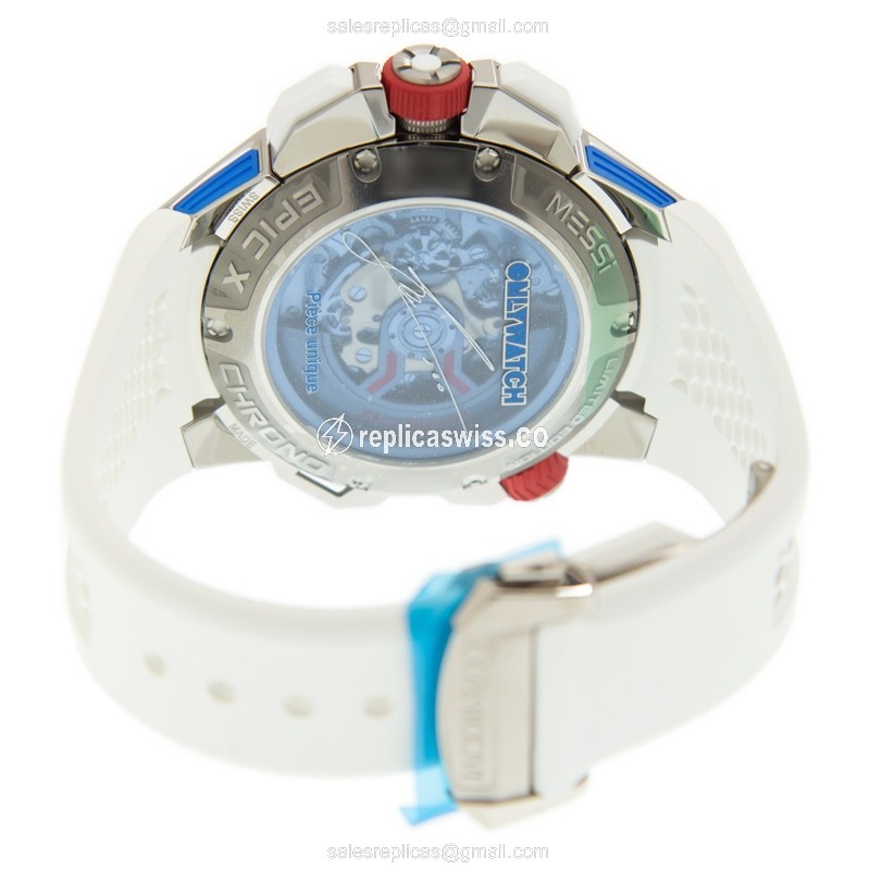 Jacob & Co EC423.32.BB.UA.AHB4S EPIC X CHRONO Automatic 18kt White Gold & Sapphire