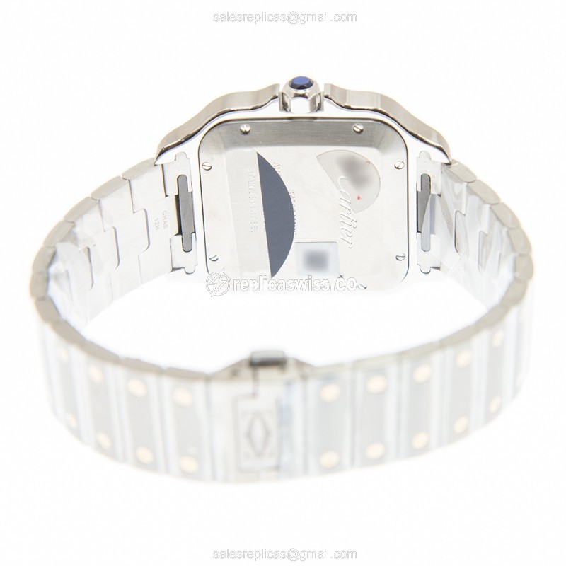 Cartier W2SA0009 SANTOS Automatic 18kt Gold & Steel