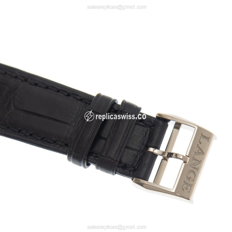 A Lange & Sohne 201.027 SAXONIA Manual Wind 18kt White Gold