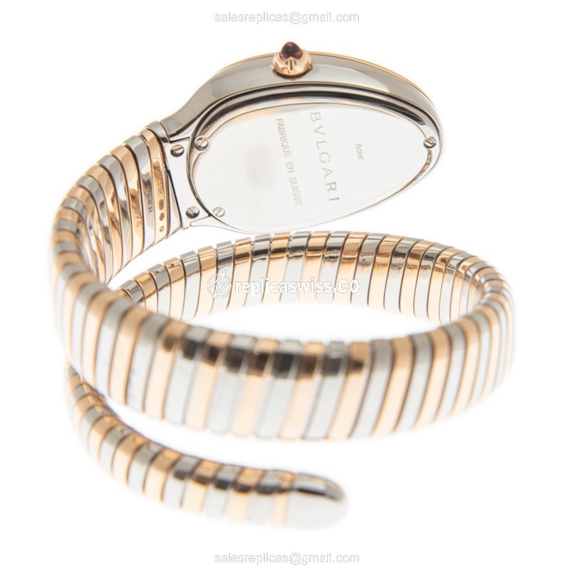 Bulgari 102681 SERPENTI TUBOGAS Quartz 18kt Rose Magic & Diamond