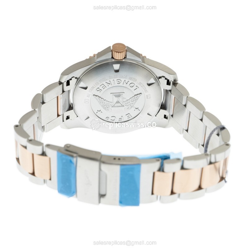 Longines L3.781.3.98.7 CONQUEST Automatic 18kt Rose Gold & Steel