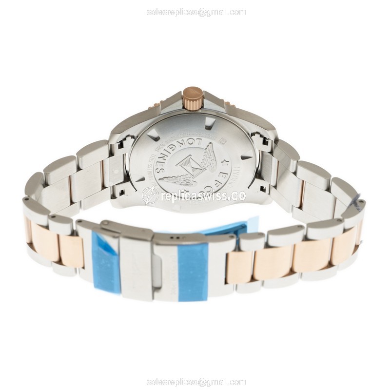 Longines L3.781.3.58.7 CONQUEST Automatic 18kt Rose Gold & Steel
