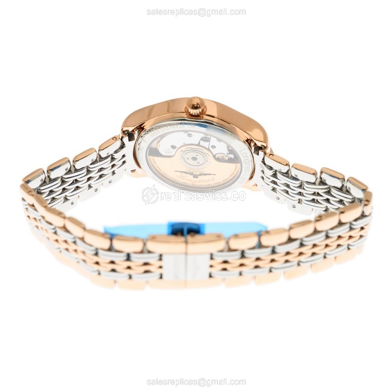 Longines L4.361.1.11.7 LONGINES LYRE Automatic 18kt Rose Gold & Steel