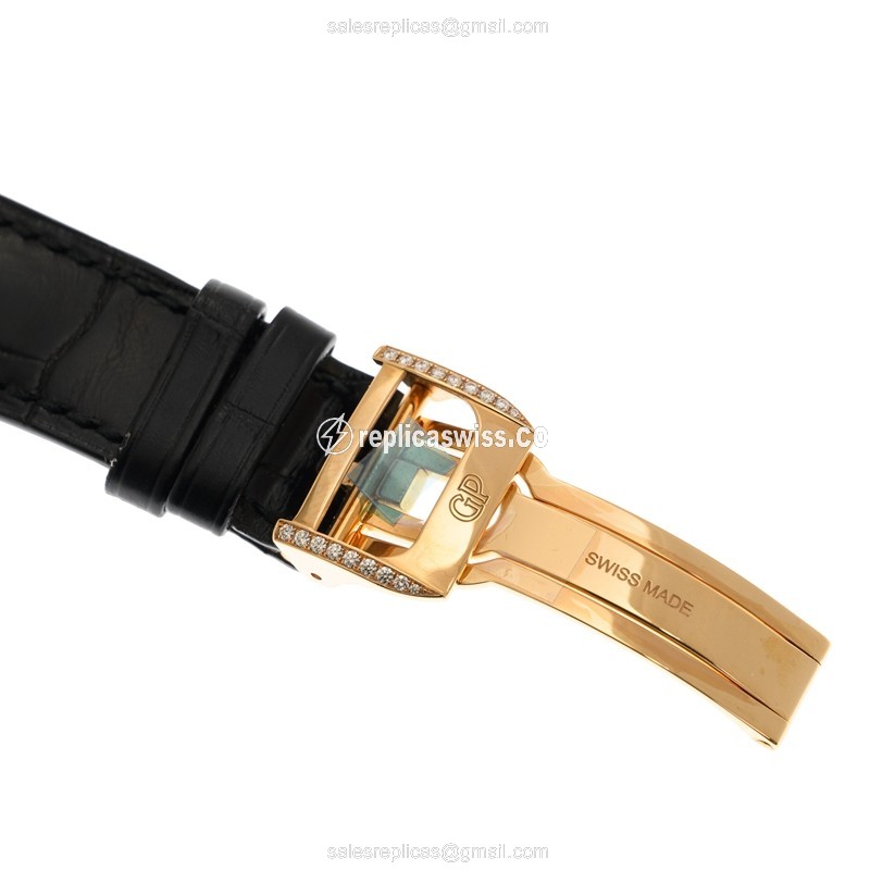 Girard Perregaux 99193B52A002-BA6A TOURBILLON WITH THREE GOLD BRIDGES Automatic 18kt Rose Gold & Diamonds