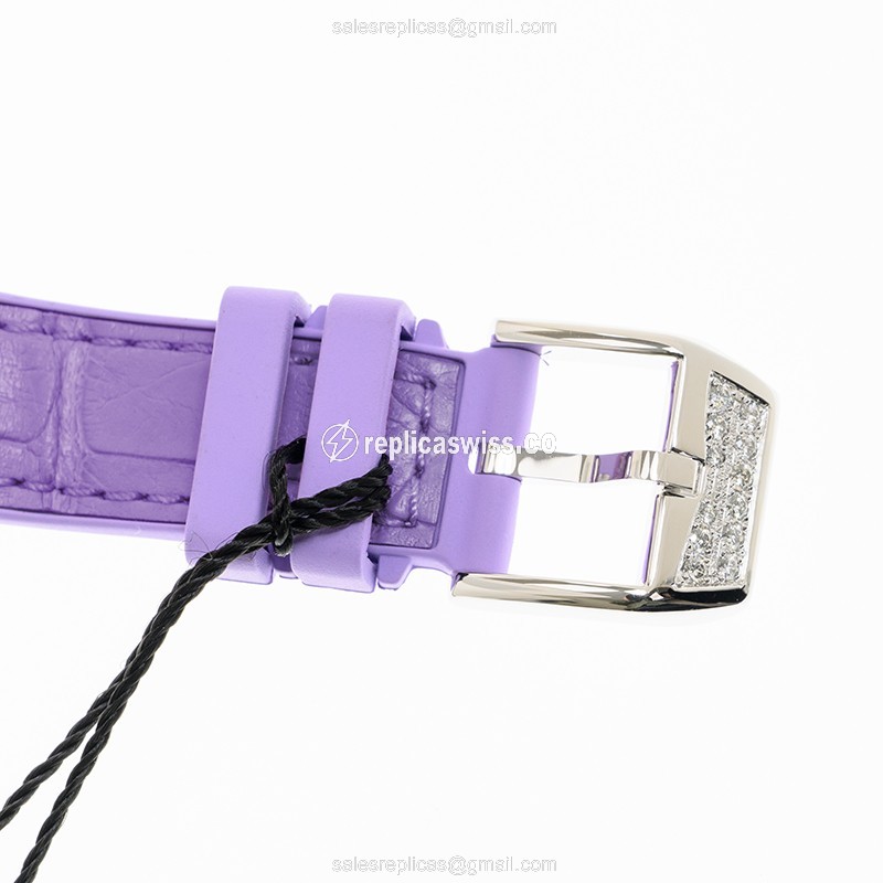 Franck Muller V 32 QZ D CD COL DRM (AC.VL) VANGUARD Quartz 18kt White Gold & Diamond