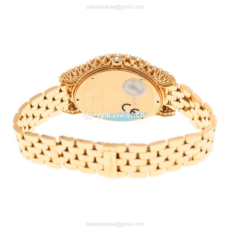 Chopard 109383-5001 L HEURE DU DIAMANT Quartz 18kt Rose Gold & Diamonds