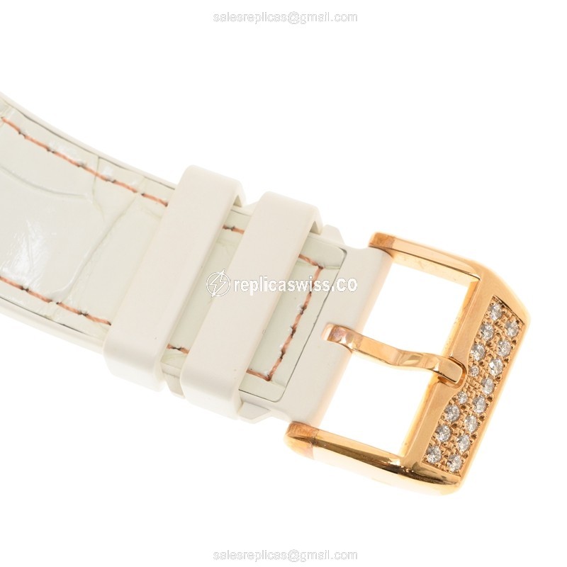Franck Muller V 45 S6 SQT D MVT D (5N.BC) VANGUARD Automatic 18kt Rose Gold & Diamonds