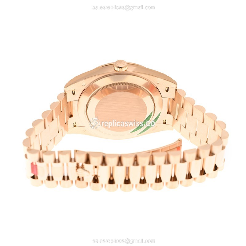 Rolex 228345RBR-0011 DAY-DATE Automatic 18kt Rose Gold & Diamonds