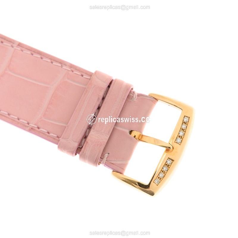 Franck Muller 1002 QZ REL MOP D (5N) LONG ISLAND Quartz 18kt Rose Gold & Diamonds