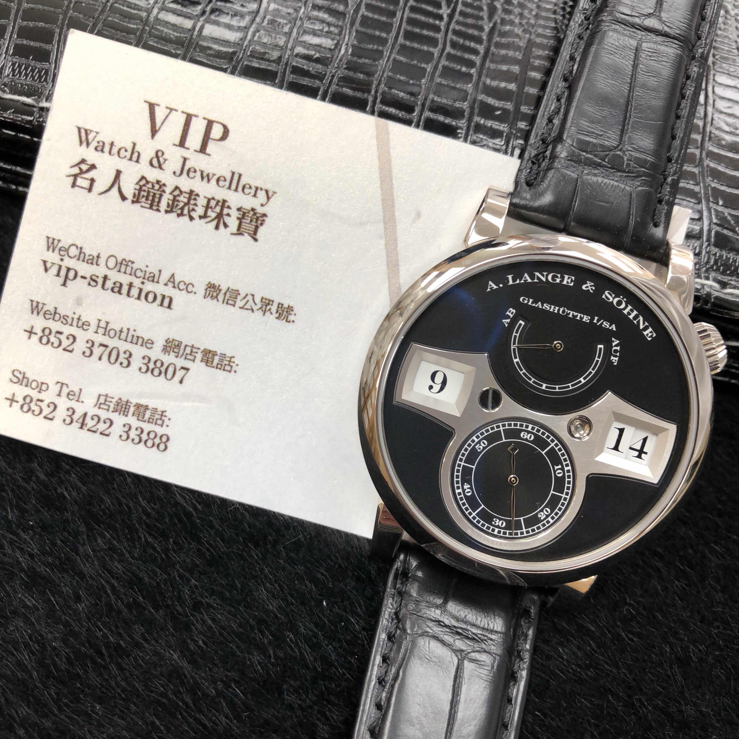 A Lange & Sohne 140.029F OWL SERIES Automatic 18kt White Gold