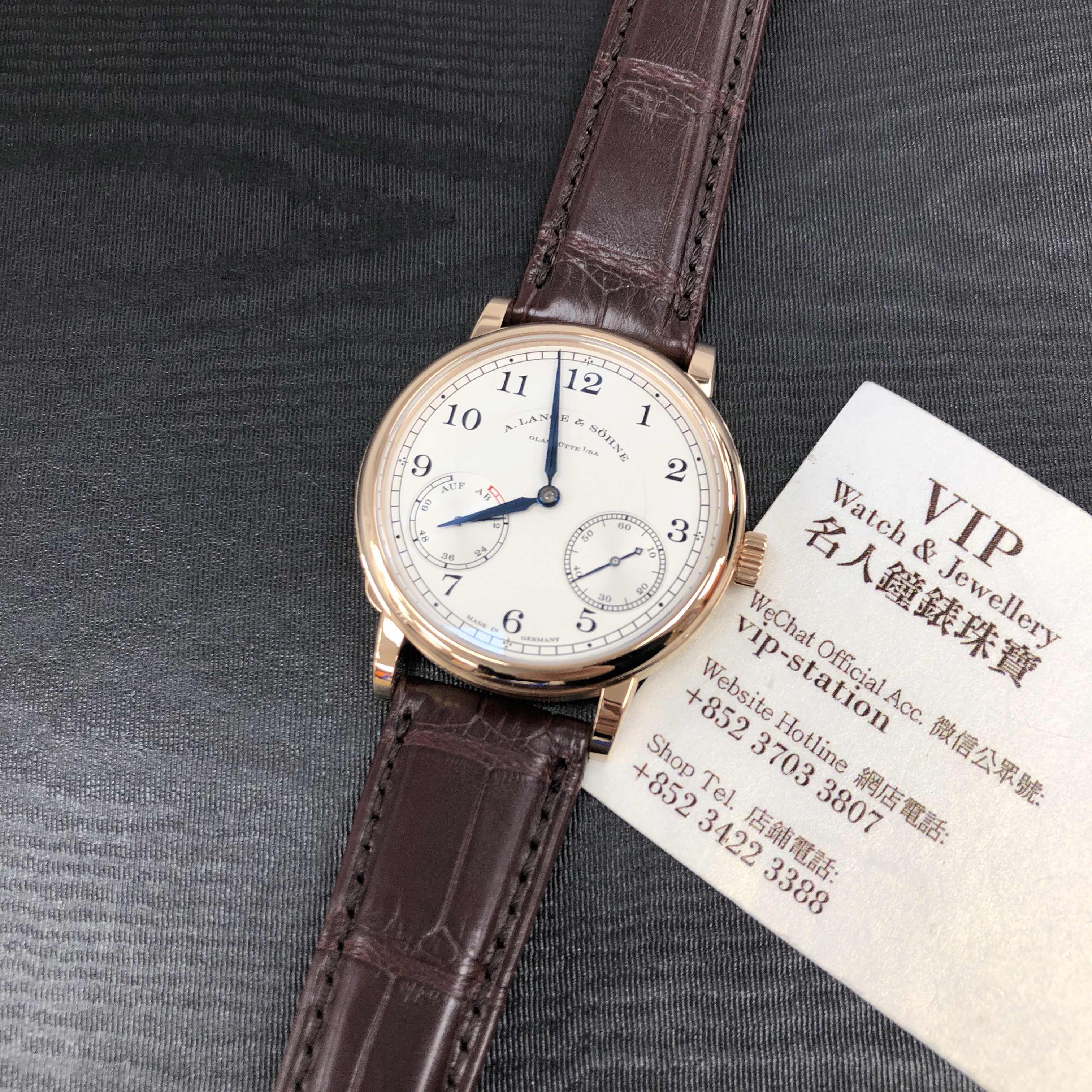 A Lange & Sohne 234.047 1815 CHRONOGRAPH Manual Wind 18kt Rose Gold