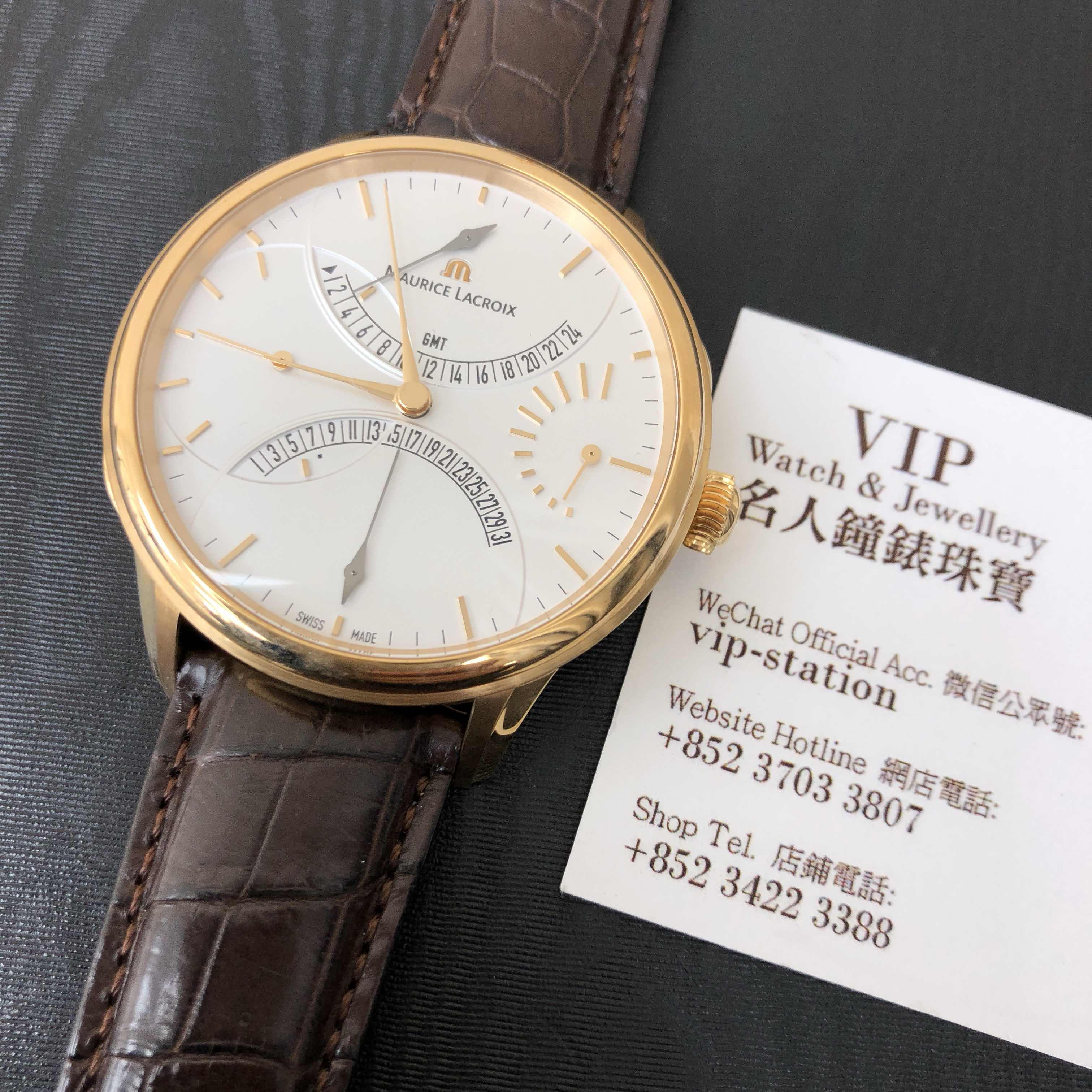 Maurice Lacroix MP7218-PG101-130 MASTERPIECE Manual Wind 18kt Rose Gold