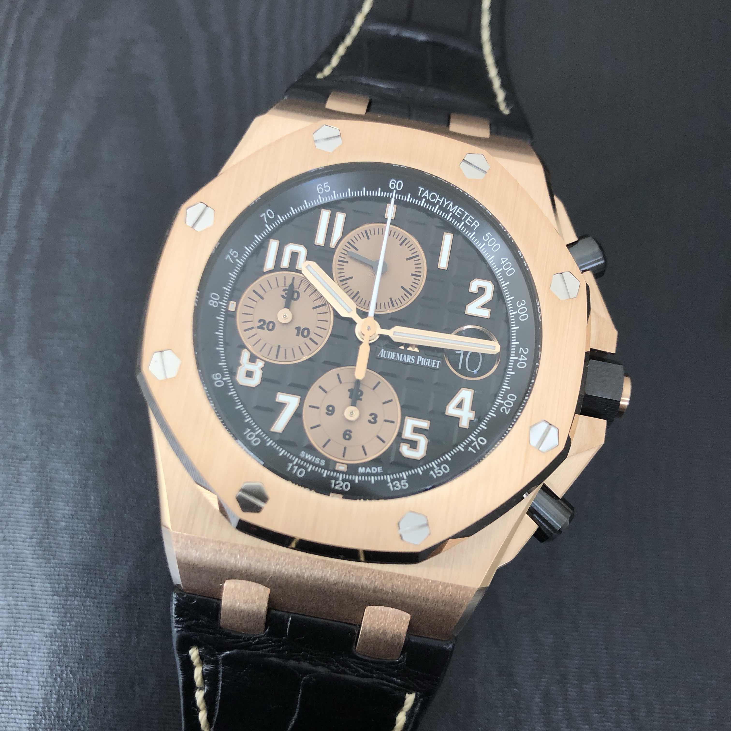 Audemars Piguet 26470OR.OO.A002CR.02 ROYAL OAK OFFSHORE Automatic 18kt Rose Gold