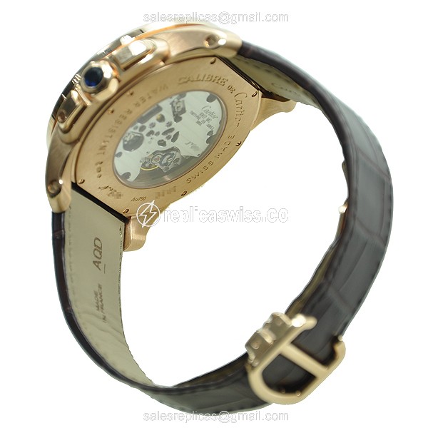 Cartier W7100004 CALIBRE DE CARTIER Manual Wind 18kt Rose Gold